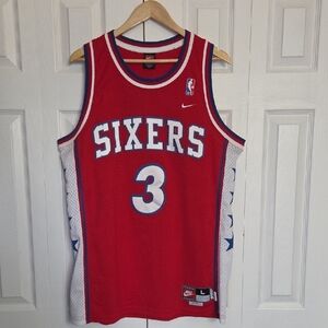 Nike Iverson #3 Sixers Jersey
